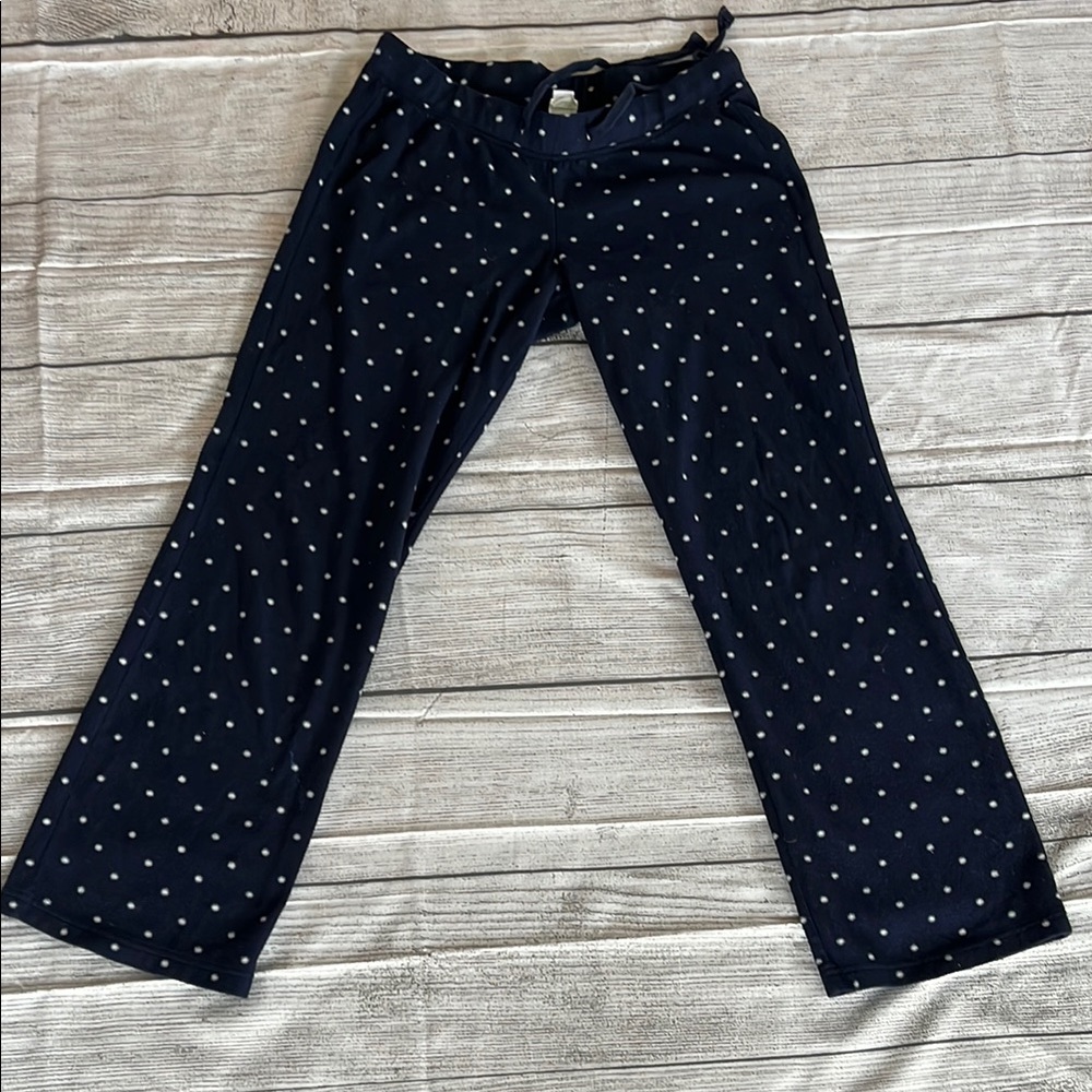 Old Navy Navy Blue Polka Dot Pajama Pants